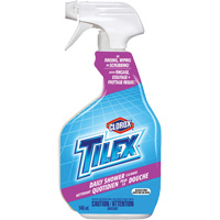 Nettoyant quotidien pour la douche Tilex en vaporisateur, 946 ml, Bouteille &agrave; g&acirc;chette Infinity Industrial Services Inc.