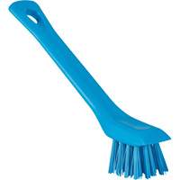 Brosse avec rebord grattoir, Soies Ferme, Longueur de 6", Bleu Infinity Industrial Services Inc.