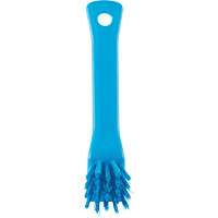 Brosse avec rebord grattoir, Soies Ferme, Longueur de 6", Bleu Infinity Industrial Services Inc.