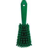 Brosse &agrave; r&eacute;curer avec manche court, Soies Doux, Longueur de 10-1/2", Vert Infinity Industrial Services Inc.