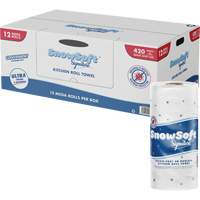 Rouleau dessuie-tout de cuisine Signature de Snow Soft, 2 Pli, 420 Feuilles/rouleau, 4,5" la, 11" lo Infinity Industrial Services Inc.