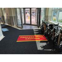 Supreme Knob Entrance Matting, Wiper/Scraper, 6-1/2' x 75-1/2' x 7/16", Charcoal Infinity Industrial Services Inc.