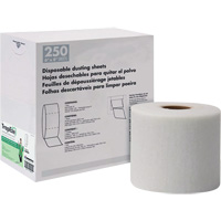 TrapEze&reg; Single Roll Disposable Dusting Sheets, Polyester, White Infinity Industrial Services Inc.