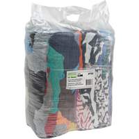 Recycled Material Wiping Rags, Cotton, Mix Colours, 25 lbs. Infinity Industrial Services Inc.