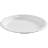 Round Fibre Compostable Plate Infinity Industrial Services Inc.