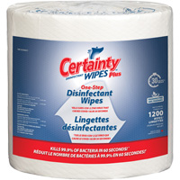 Lingettes d&eacute;sinfectantes, 8" x 6", 1200 lingettes Infinity Industrial Services Inc.