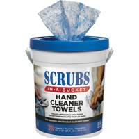 Serviettes nettoyantes pour les mains, 72 lingettes, 12" x 10" Infinity Industrial Services Inc.