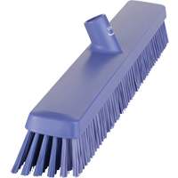 Heavy-Duty Push Broom, Fine/Stiff Bristles, 24", Purple Infinity Industrial Services Inc.