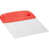 Flexible Stainless Steel Dough Cutter/Scraper, Red, 4-1/2" W x 5-3/4" L Infinity Industrial Services Inc.