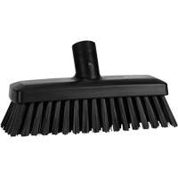Compact Wall/Deck Broom, Stiff Bristles, 8-9/10", Polyester/Polypropylene, Black Infinity Industrial Services Inc.