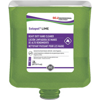 Solopol&reg; Medium Heavy-Duty Hand Cleaner, Pumice, 2 L, Plastic Cartridge, Lime Infinity Industrial Services Inc.