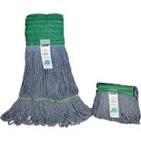 Wide-Band Mop Head, Antimicrobial/Floor Finishing/Specialty, Cotton/Rayon/Synthetic, Loop Style Infinity Industrial Services Inc.