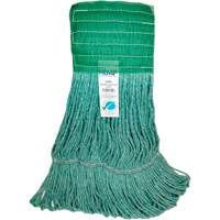 Wide-Band Mop Head, Antimicrobial/Floor Finishing/Specialty, Cotton/Rayon/Synthetic, Loop Style Infinity Industrial Services Inc.