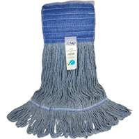 Wide-Band Mop Head, Antimicrobial/Floor Finishing/Specialty, Cotton/Rayon/Synthetic, Loop Style Infinity Industrial Services Inc.