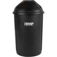 Half-Round Garbage Bin with Lid, Polyethylene, 21 US gal. Infinity Industrial Services Inc.