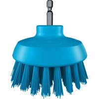 Brosse ronde HyDrive pour perceuse, Soies Tr&egrave;s ferme, Longueur de 3-1/10", Bleu Infinity Industrial Services Inc.