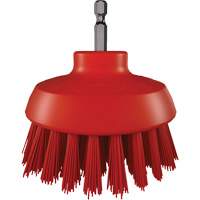 Brosse ronde HyDrive pour perceuse, Soies Tr&egrave;s ferme, Longueur de 3-1/10", Rouge Infinity Industrial Services Inc.