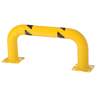 Low Profile Rack Guards, 3' W x 1.4' H, Yellow Infinity Industrial Services Inc.