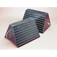 Wheel Chock, 9" x 8" x 6", Black Infinity Industrial Services Inc.