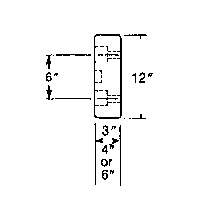 Butoirs de quai en caoutchouc moul&eacute;s, Caoutchouc, 30" la x 4" p x 10" h Infinity Industrial Services Inc.