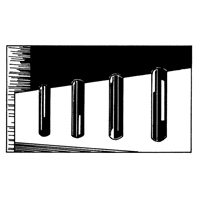 D&eacute;fenses de quai en caoutchouc refoul&eacute;, Caoutchouc, 4-1/2" la x 12" lo x 3-3/4" p Infinity Industrial Services Inc.