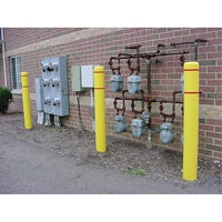 Capuchons en polyethylene pour borne de protection, 6-5/8" dia. x 52" l, Jaune Infinity Industrial Services Inc.