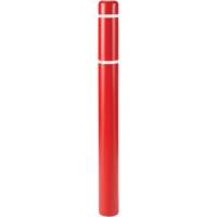 Capuchons en polyethylene pour borne de protection, 6-5/8" dia. x 52" l, Rouge Infinity Industrial Services Inc.