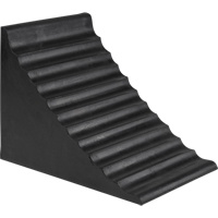 Wheel Chock, 9-7/8" x 7-1/8" x 7-1/2", Black Infinity Industrial Services Inc.