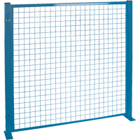 Perimeter Guards - Mesh Style, 4' H x 4' W, Blue Infinity Industrial Services Inc.