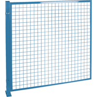 Perimeter Guards - Mesh Style, 4' H x 4' W, Blue Infinity Industrial Services Inc.
