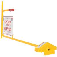 Cale &agrave; rail pour drapeau Infinity Industrial Services Inc.