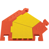 Protecteurs de c&acirc;bles robustes &agrave; 4 canaux Linebacker, virage &agrave; droite Infinity Industrial Services Inc.