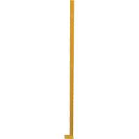 Poteau de protection de coin p&eacute;rim&eacute;trique ajustable, 4" la x 72" h, Jaune Infinity Industrial Services Inc.