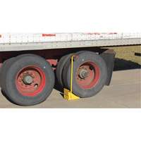 Ergo Handle Wheel Chock, Steel, Yellow, 8" W x 10-3/4" D x 9-1/8" H Infinity Industrial Services Inc.