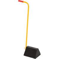 Ergo Handle Wheel Chock, 9-1/4" x 8" x 6", Black Infinity Industrial Services Inc.