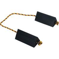 Airline Wheel Chock, 5" x 10" x 4-1/2", Black Infinity Industrial Services Inc.