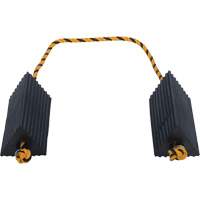 Airline Wheel Chock, 5" x 10" x 4-1/2", Black Infinity Industrial Services Inc.