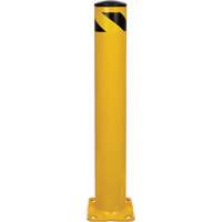 Safety Bollard, Steel, 36" H x 5-1/2" W, Yellow Infinity Industrial Services Inc.