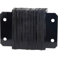 Laminated Dock Bumpers, Horizontal, Rubber, 12" W x 4" D x 10" H Infinity Industrial Services Inc.
