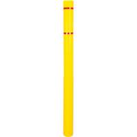 Polyethylene Bollard Cover, 4-1/2" Dia. x 64" L, Red/Yellow Infinity Industrial Services Inc.