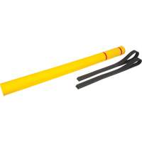 Polyethylene Bollard Cover, 4-1/2" Dia. x 64" L, Red/Yellow Infinity Industrial Services Inc.