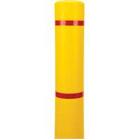 Polyethylene Bollard Cover, 4-1/2" Dia. x 64" L, Red/Yellow Infinity Industrial Services Inc.