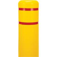 Polyethylene Bollard Cover, 6-5/8" Dia. x 52" L, Red/Yellow Infinity Industrial Services Inc.