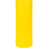 Polyethylene Bollard Cover, 6-5/8" Dia. x 60" L, Red/Yellow Infinity Industrial Services Inc.