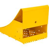 Ice Chocks, Steel, Yellow, 8-1/16" W x 10-5/8" D x 8-13/16" H Infinity Industrial Services Inc.