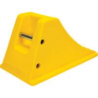 Wheel Chocks with Aluminum Tread, Polyurethane, Safety Yellow, 11-1/4" W x 21" D x 12-1/4" H Infinity Industrial Services Inc.