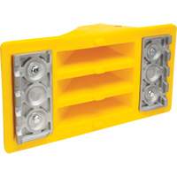 Wheel Chocks with Aluminum Tread, Polyurethane, Safety Yellow, 11-1/4" W x 21" D x 12-1/4" H Infinity Industrial Services Inc.
