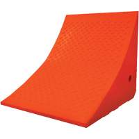 70 Ton Large Equipment Wheel Chock, Urethane, Orange Infinity Industrial Services Inc.