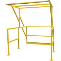 Mezzanine Safety Gate, 70" L x 77" H, 78" Raised, Yellow Infinity Industrial Services Inc.