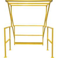 Mezzanine Safety Gate, 70" L x 77" H, 78" Raised, Yellow Infinity Industrial Services Inc.